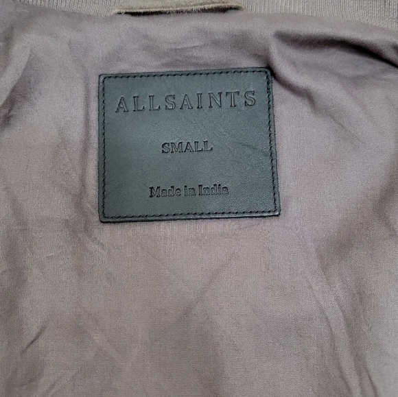 All Saints Men's Suede Jacket - Sm - Picture 8 of 11